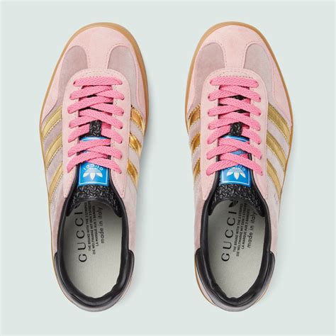 adidas x gucci women's gazelle sneaker|adidas x gucci gazelle pink.